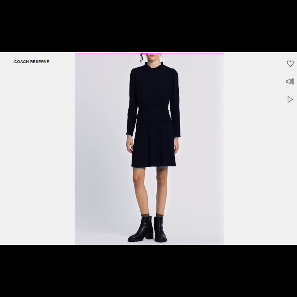 COACH Draping Dress